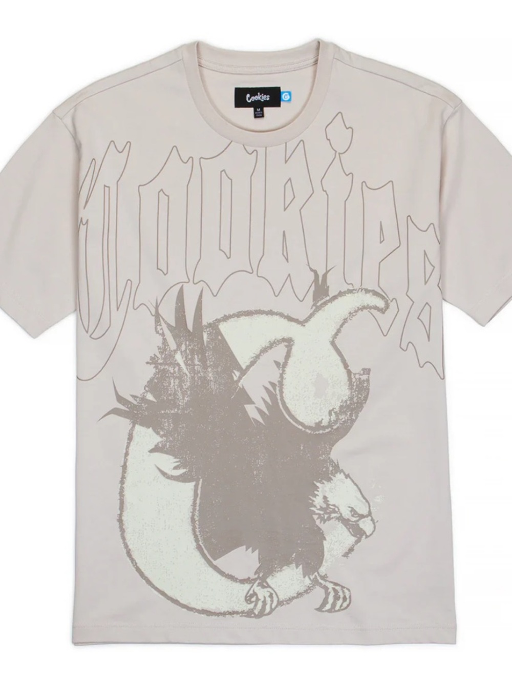 NWT - Cookies Mont Blanc SS Knit Engineered Oversized Screenprint Artwork